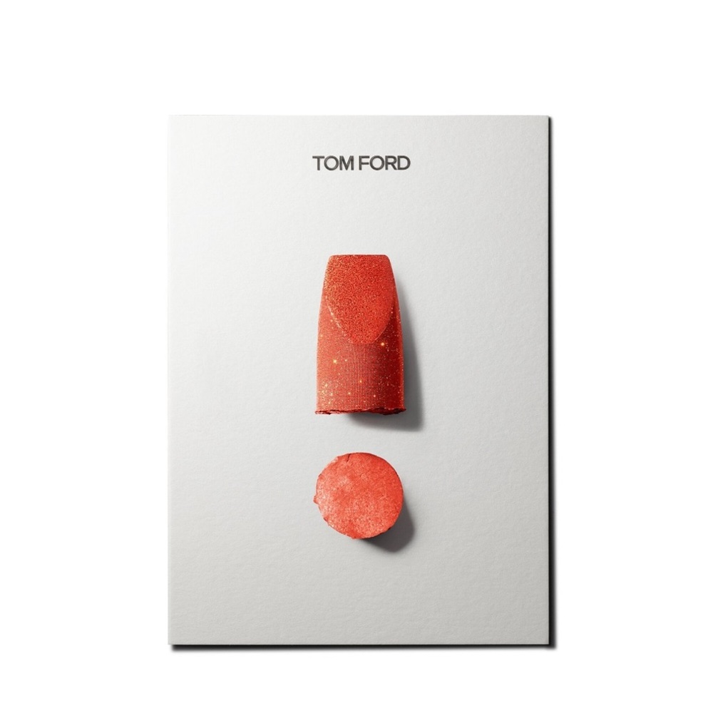 NIB NEW TOM FORD Soleil De Feu Spark Lip Balm Lipstick 02 Sun Spark Full Size - Picture 7 of 16